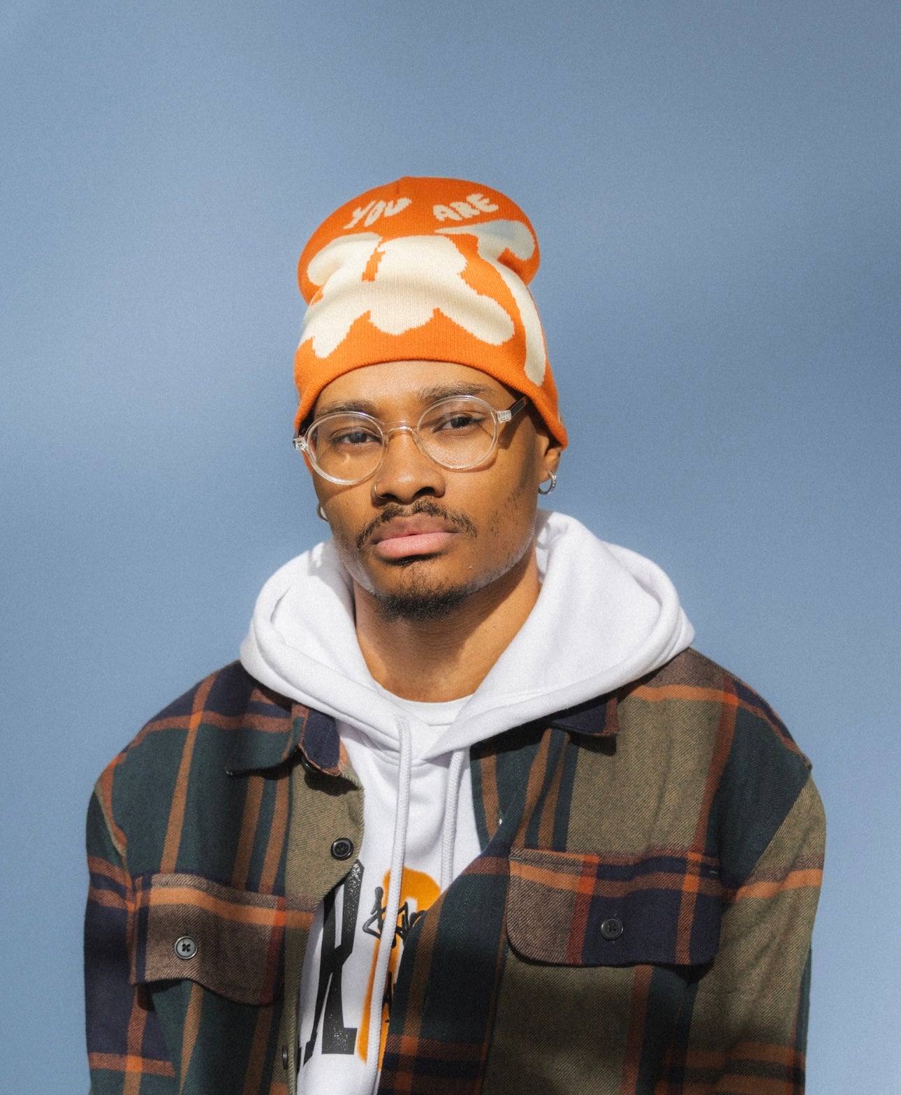 Tangerine beanie