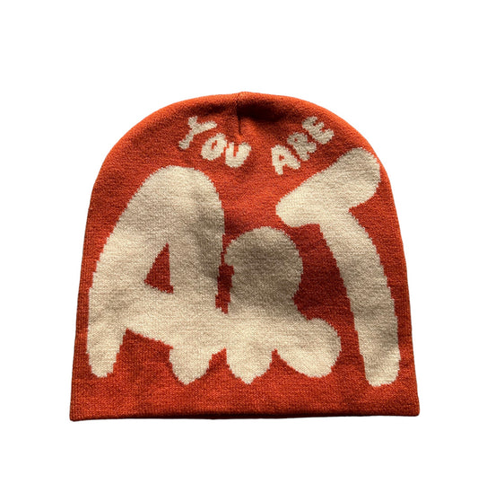 Tangerine beanie