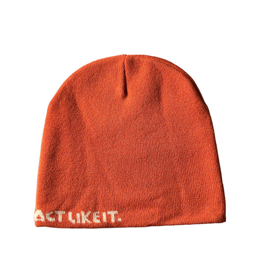 Tangerine beanie